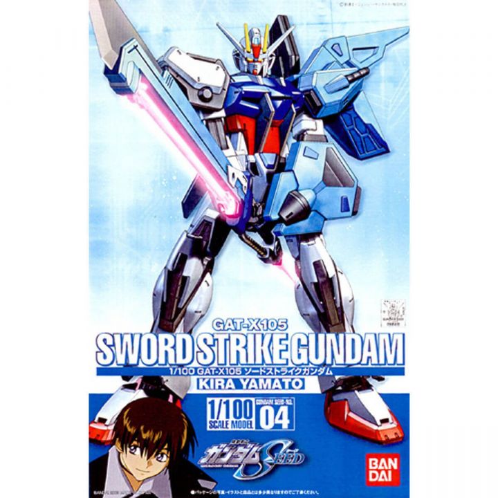 BANDAI 1/100 MOBILE SUIT GUNDAM SEED - SWORD STRIKE GUNDAM Model Kit Figur (Gunpla)