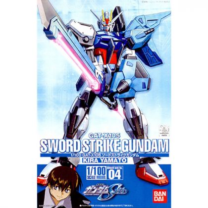 BANDAI 1/100 MOBILE SUIT GUNDAM SEED - SWORD STRIKE GUNDAM Model Kit Figura (Gunpla)