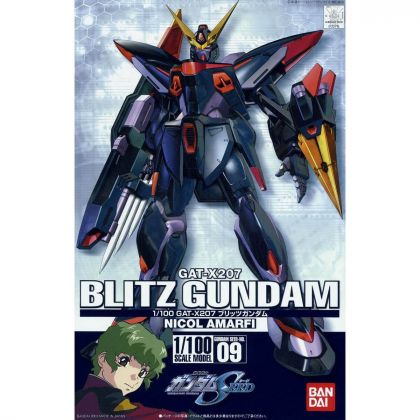 BANDAI 1/100 MOBILE SUIT GUNDAM SEED - BLITZ GUNDAM Model Kit Figur (Gunpla)