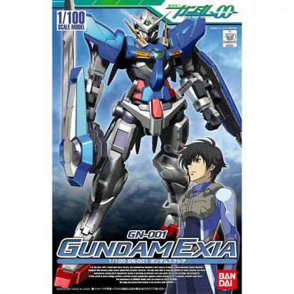 BANDAI 1/100 MOBILE SUIT GUNDAM 00 - GUNDAM EXIA Model Kit Figur (Gunpla)