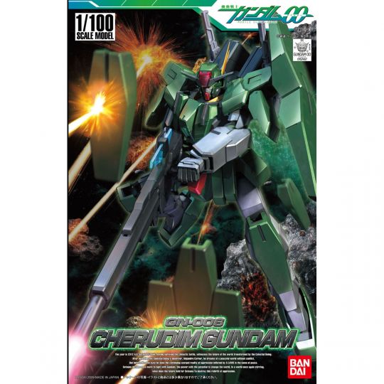 BANDAI 1/100 MOBILE SUIT GUNDAM 00 - CHERUDIM GUNDAM Model Kit Figur (Gunpla)