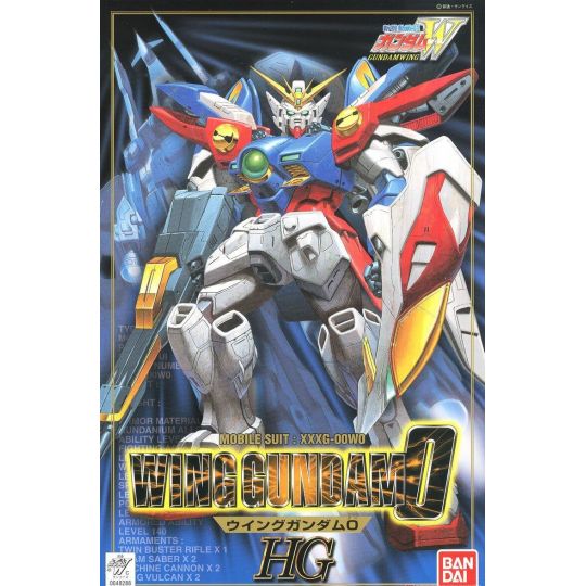 BANDAI 1/100 HG MOBILE SUIT GUNDAM W - WING GUNDAM ZERO Model Kit Figure(Gunpla)